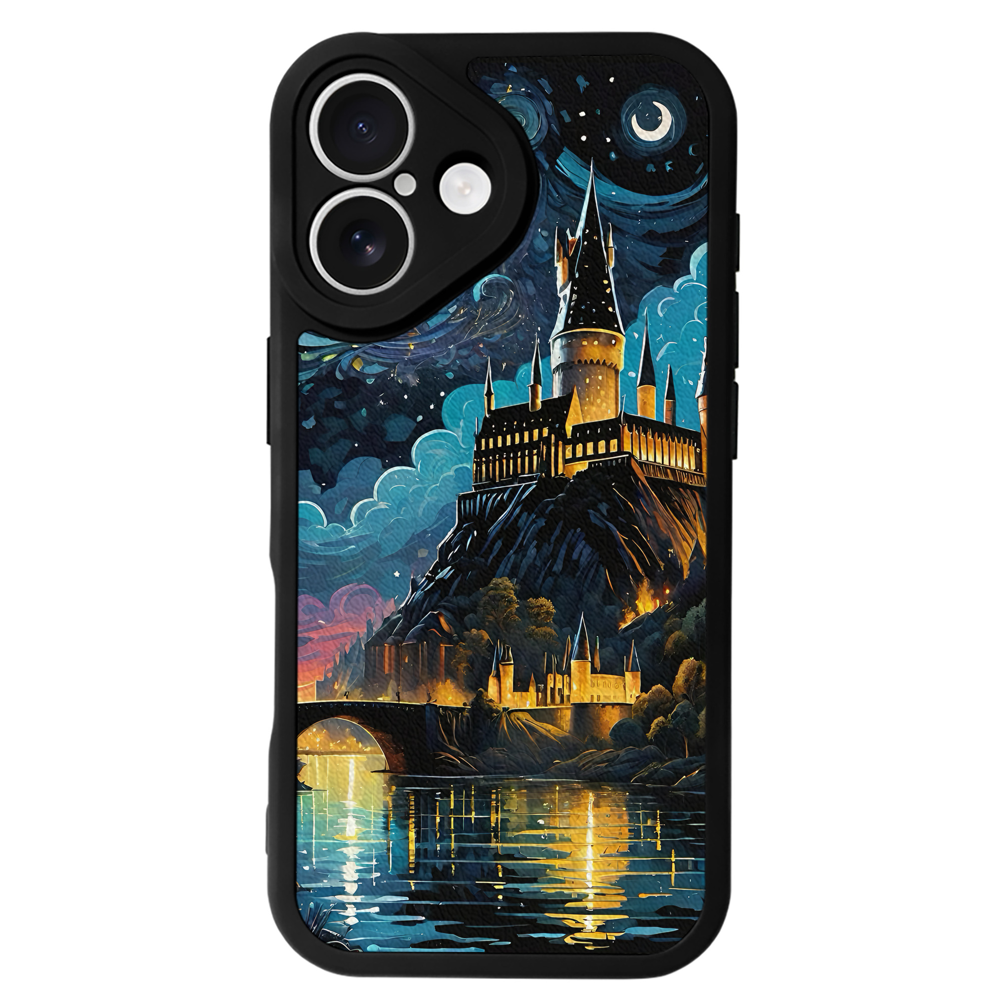 （画像用） Harry Potter ハリー・ポッターシリーズ 【iPhone 16シリーズ対応】シリコンスマホケース（レザー調） 材質：シリコン